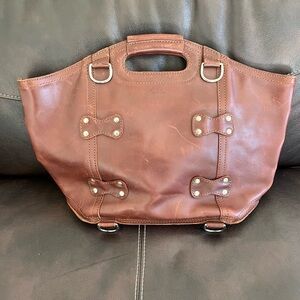 Saddleback Dark brown Leather Purse